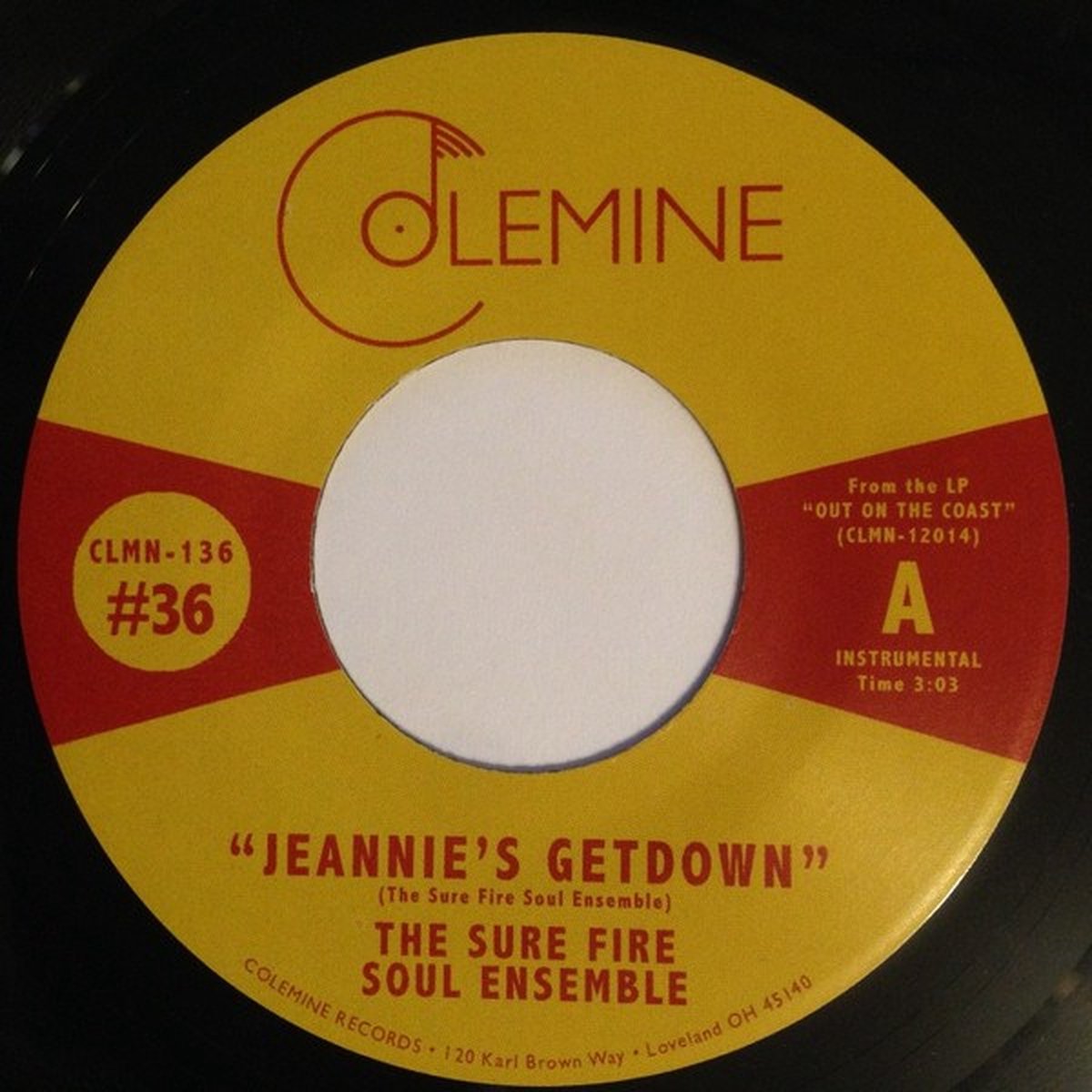 Sure Fire Soul Ensemble - Jeannie's Get Down / A Message From The Meters (7" Single)