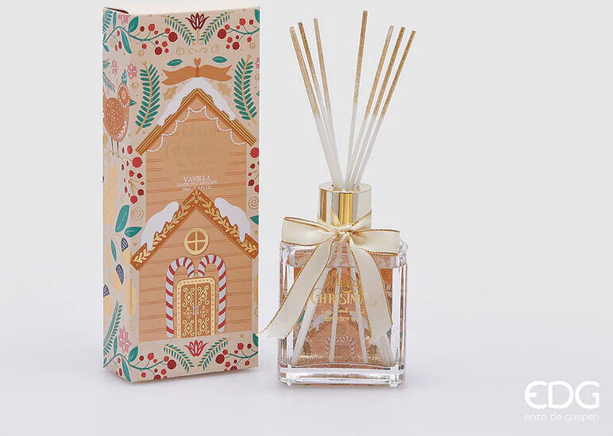 Enzo de Gasperi - Vrolijke flesparfumeur 180ml H 13,5 cm Vanille