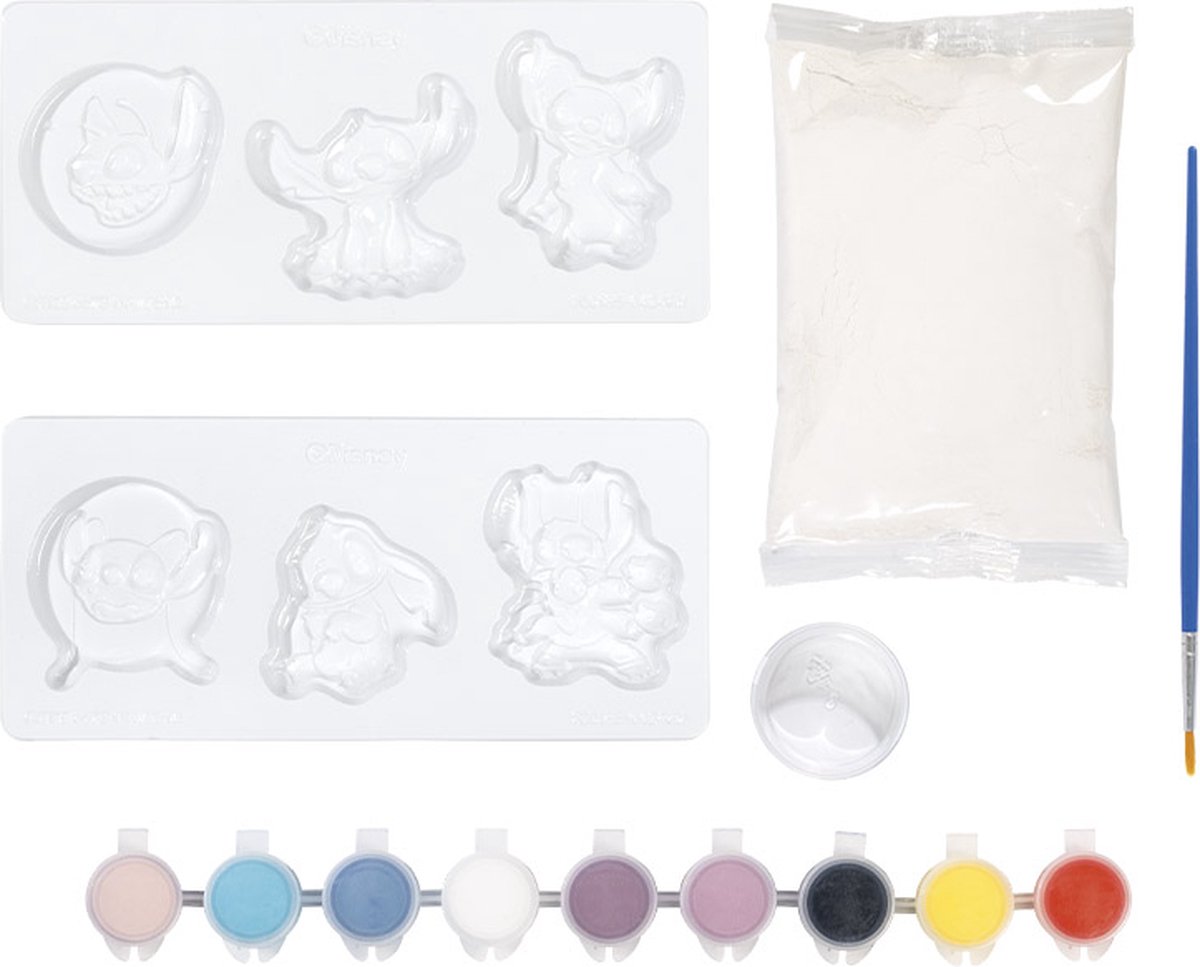 Disney Stitch Totum 3 in 1 knutselset XL - armbandjes, gips gieten, diamond painting magneten en sleutelhanger knutselen - creatief speelgoed cadeau tip knutselen jongens en meisjes vanaf 5 jaar — afbeelding 19