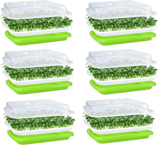 Germination Trays voor het Kiemen van Zaden 32 x 26 cm met Germination Trays voor het Kiemen van Zaden 32 x 26 cm met