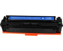 Laser Toner Cartridge (201X) Geschikt voor CF401X Cyan | Geschikt voor HP Color Laserjet Pro M252, M252DN, M252N, (MFP) M277, M277DW, M277N en M274N printer