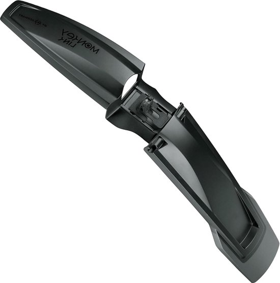 MonkeyLink MonkeyFender Parafango Anteriore Per MTB 26-29 Pollici - Spoiler Regolabile, Fissaggio Facile, Accessorio Bici SKS GERMANY, Nero