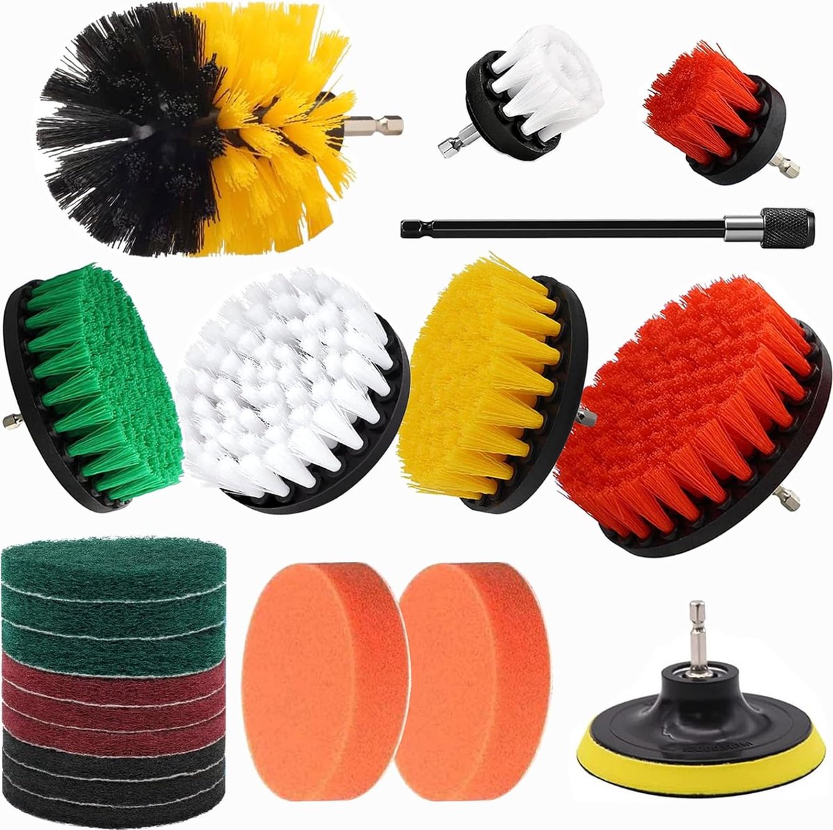 Goedkoopste Drill Brush - Boormachine Borstel - Borstelset voor Boormachine - Boorborstels