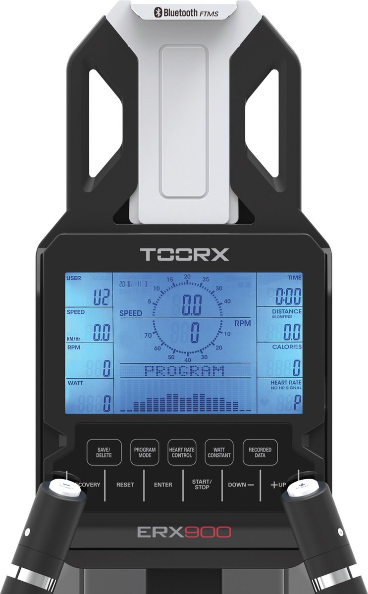 Toorx ERX-900 Crosstrainer Zwart 22 Programma's Bluetooth - afbeelding 2