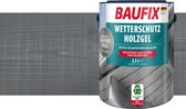 BAUFIX Houtbeschermende Gel- Beits grafietgrijs Metallic 2,5 Liter