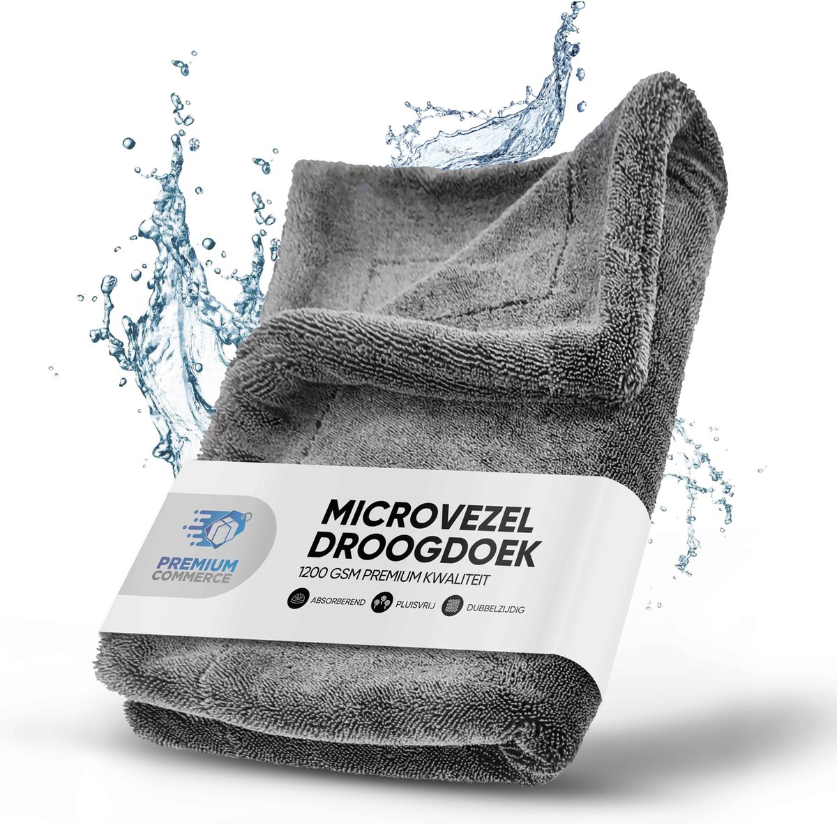 Goedkoopste Premium Commerce® - Droogdoek Badkamer - Auto - Microvezel Raamdoek - Ramen - Pluisvrij - 40 x 60 cm - Extra dik!