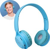 Relave Koptelefoon Kinderen Bluetooth - Kinder Koptelefoon / Hoofdtelefoon Draadloos Over Ear - Blauw