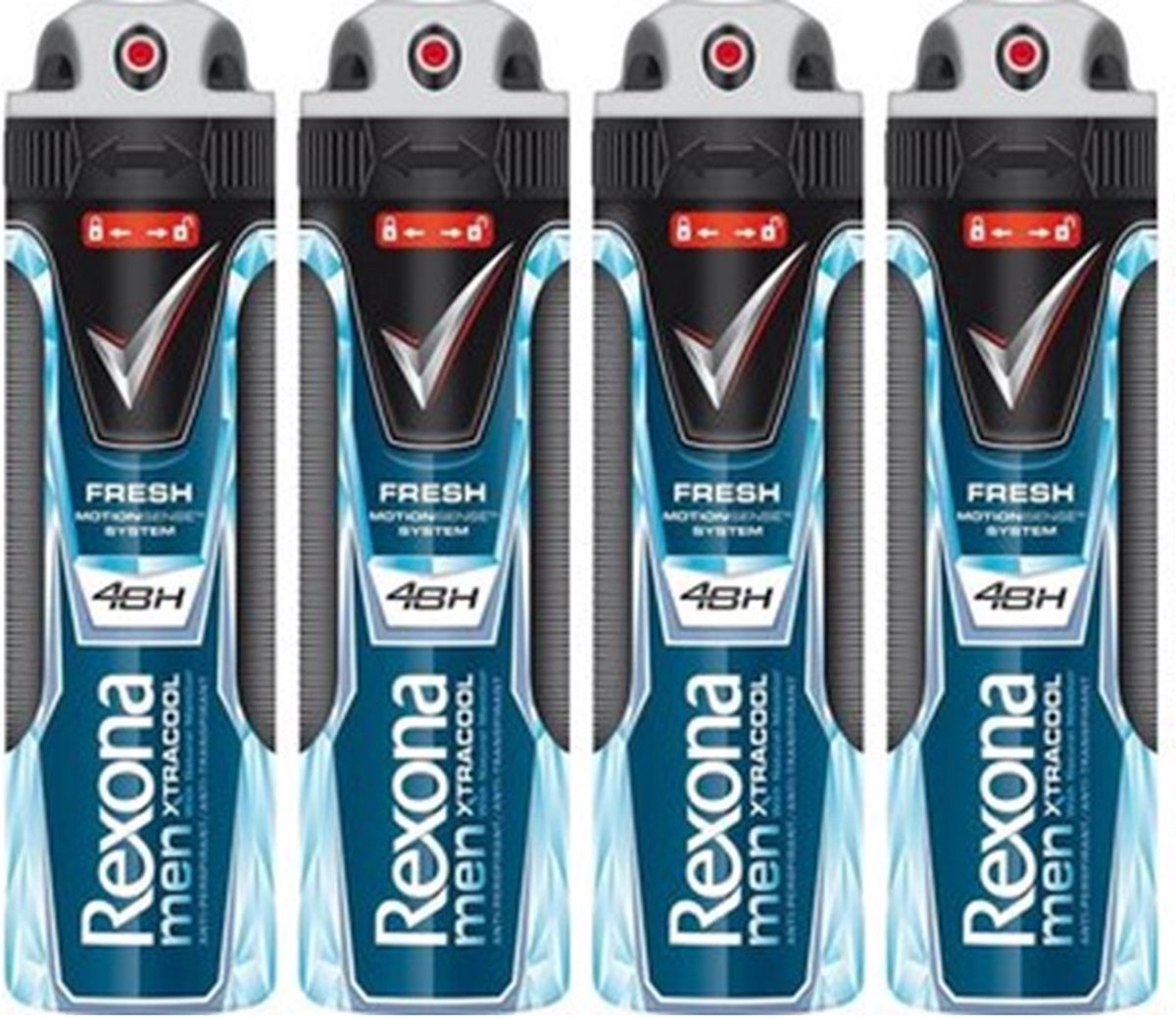 Goedkoopste Rexona Deo Spray - Men Fresh Xtra Cool - 4 x 150 ml