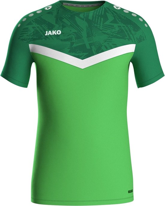 Jako Iconic T-Shirt Heren - Zachtgroen / Sportgroen | Maat: 3XL