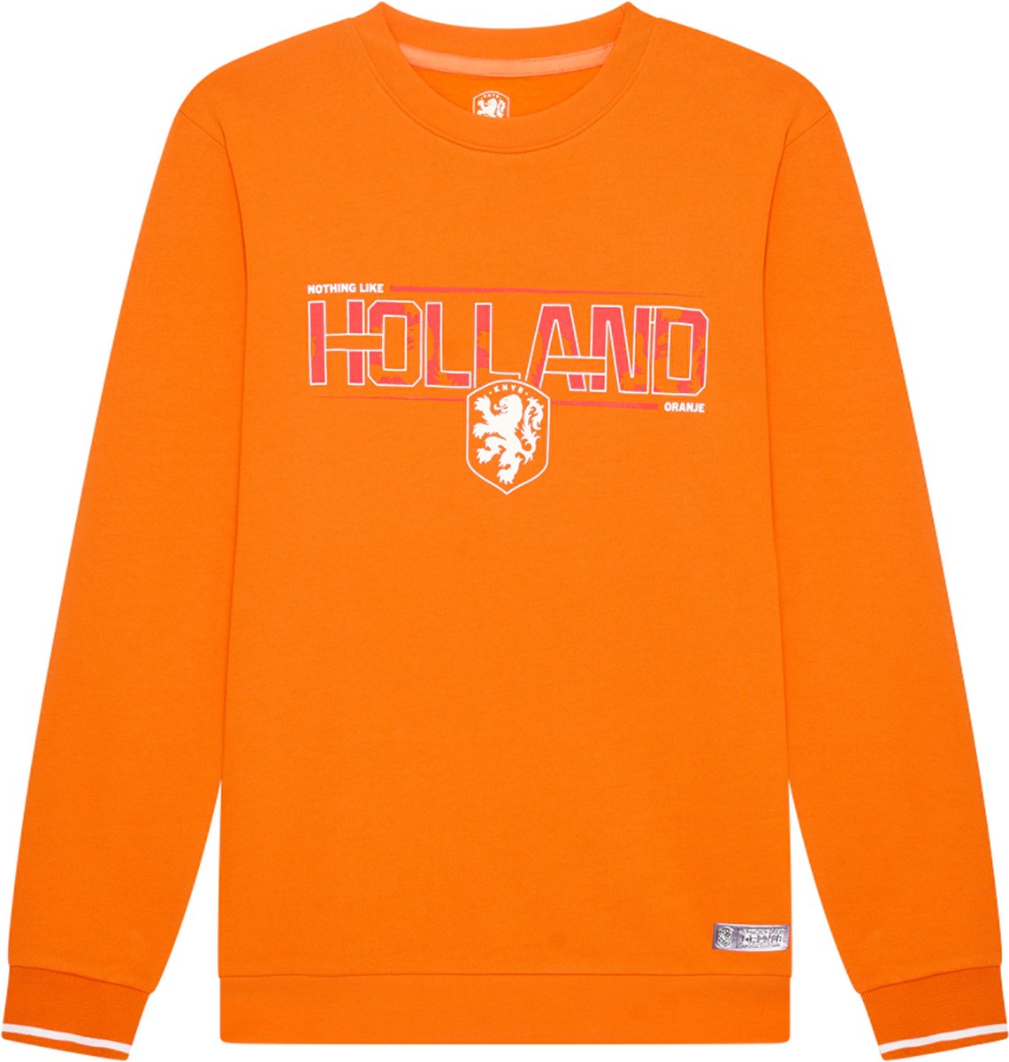 Nederlands Elftal Sweater Vrouwen - Maat XXL - Oranje Kleding - Officiële KNVB - Katoen