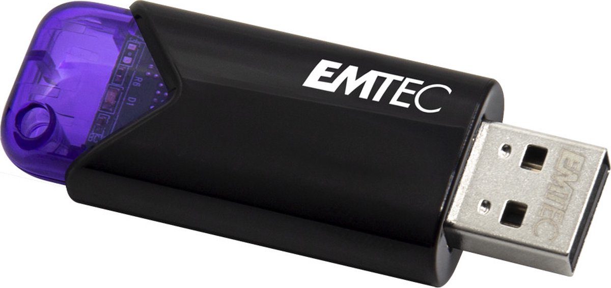 Emtec - Emtec USB3.2 Click Easy B110 128GB PURPLE - ECMMD128GB113