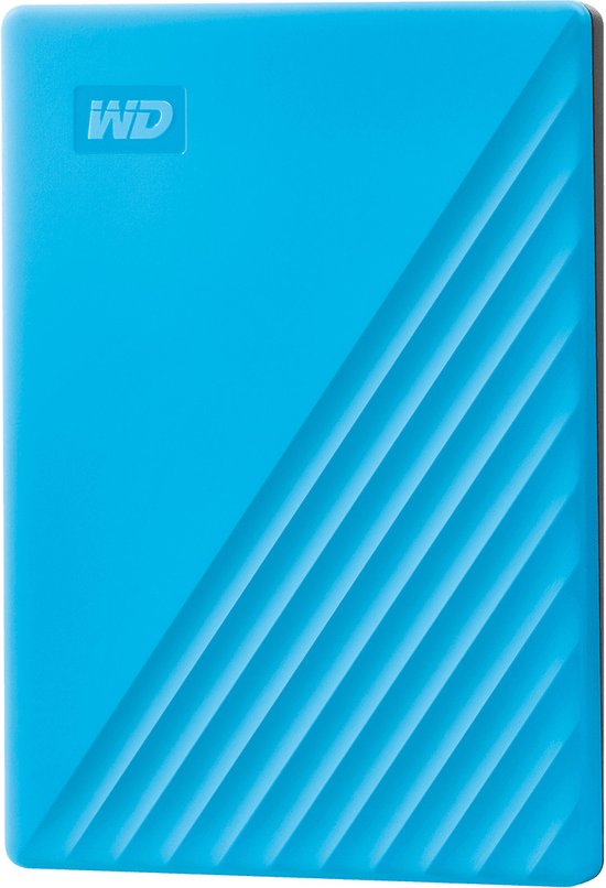 Foto: Western digital my passport externe harde schijf 2 tb blauw