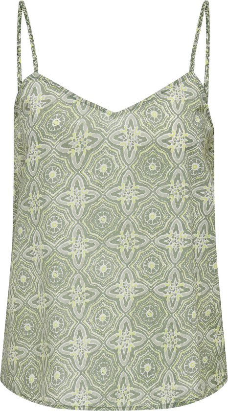 Only Top Onlmiley Singlet Ptm 15326247 Hedge Green/ethnic Dames Maat - XL