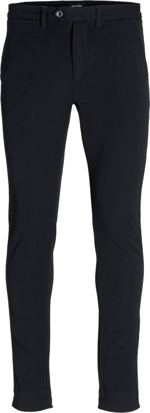 JACK & JONES Marco Connor Black loose fit - heren chino - zwart - Maat: