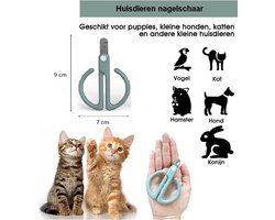 Nagelknipper Kat - Nagelschaar - Nageltang Kat - Nageltang Hond - Kleine Hond (Max. 10 kg.) Vogel en Knaagdier