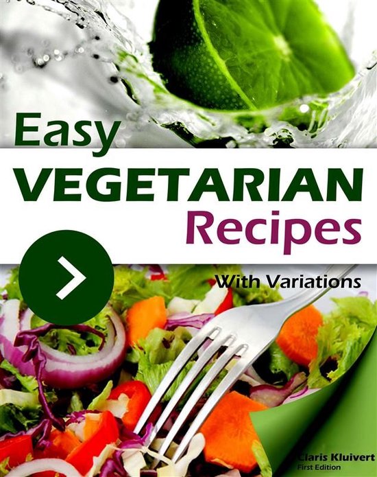Easy Vegetarian Recipes With Variations - cover