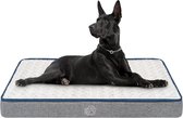Waterafstotend omkeerbaar hondenbed voor kratkussen - koel en warm - wasbaar - grote middelgrote kleine honden fluffy dog ​​bed