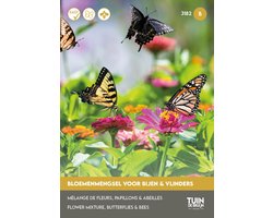 Bloemenmengsel voor Bijen en Vlinders – Bloemzaden om Zelf te Zaaien – Zomerbloemen voor Tuin of Balkon – ±5g - Tuin de Bruijn® zaden