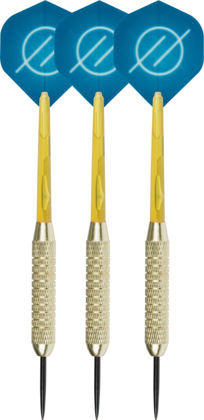 12 stuks Longfield Nickel Brass Darts Dartpijlen Tungsten Look 21 en 23
