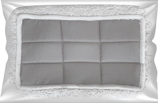Adiwo Zelfverwarmende mat voor katten, 70 x 48 cm, zelfverwarmende huisdiermat, gezellige kalmerende kattendeken, elektrisch vrije verwarmde mat, afneembare hoes met rits, antislip, machinewasbaar