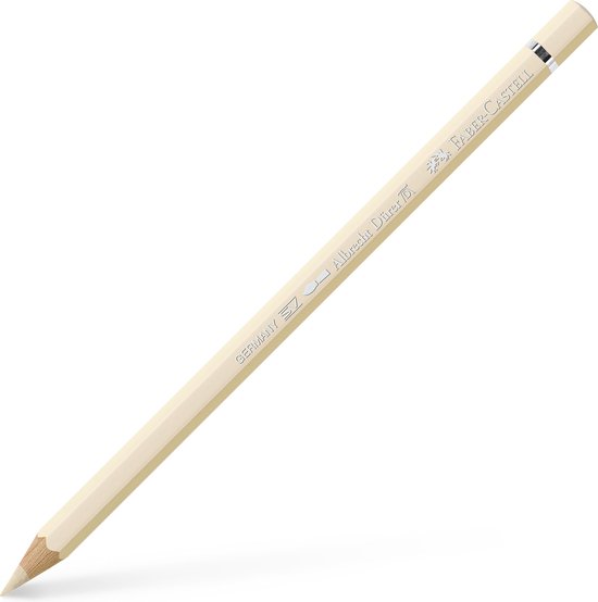 Een ivoorkleurig Faber-Castell Albrecht Dürer aquarelpotlood.