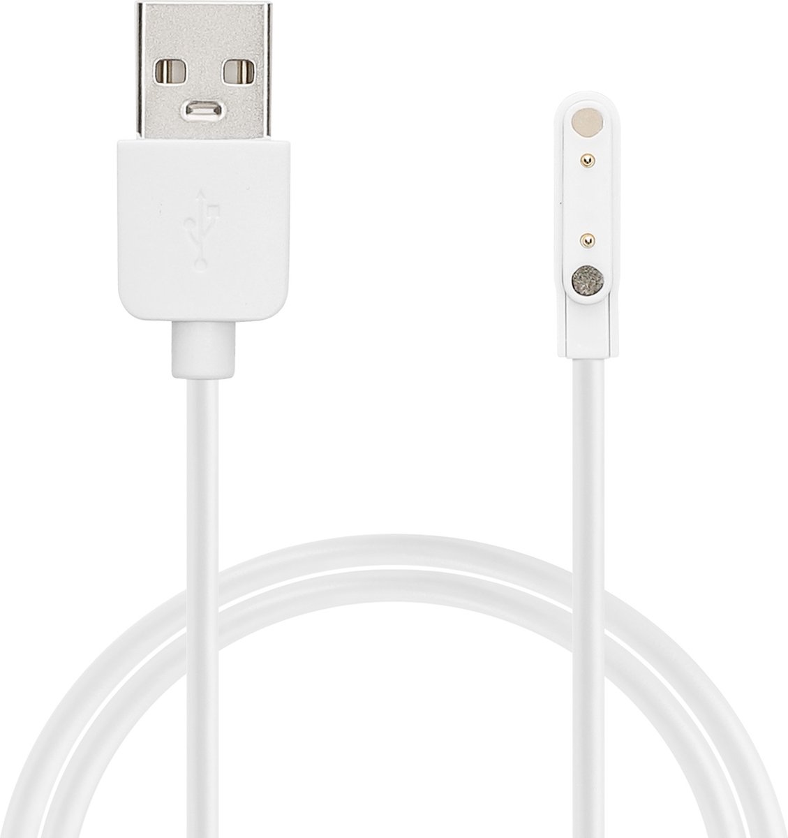 kwmobile USB-oplaadkabel geschikt voor Xplora XGO 2 kabel - Laadkabel voor smartwatch - in wit