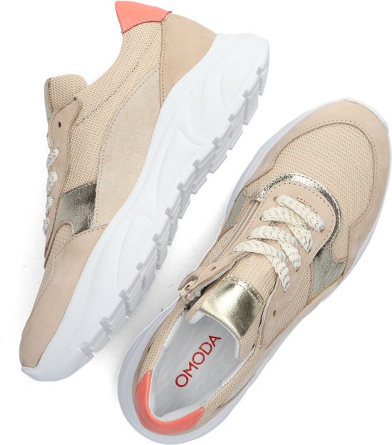 Omoda Fiene Lage sneakers Meisjes Beige Maat 32 bol