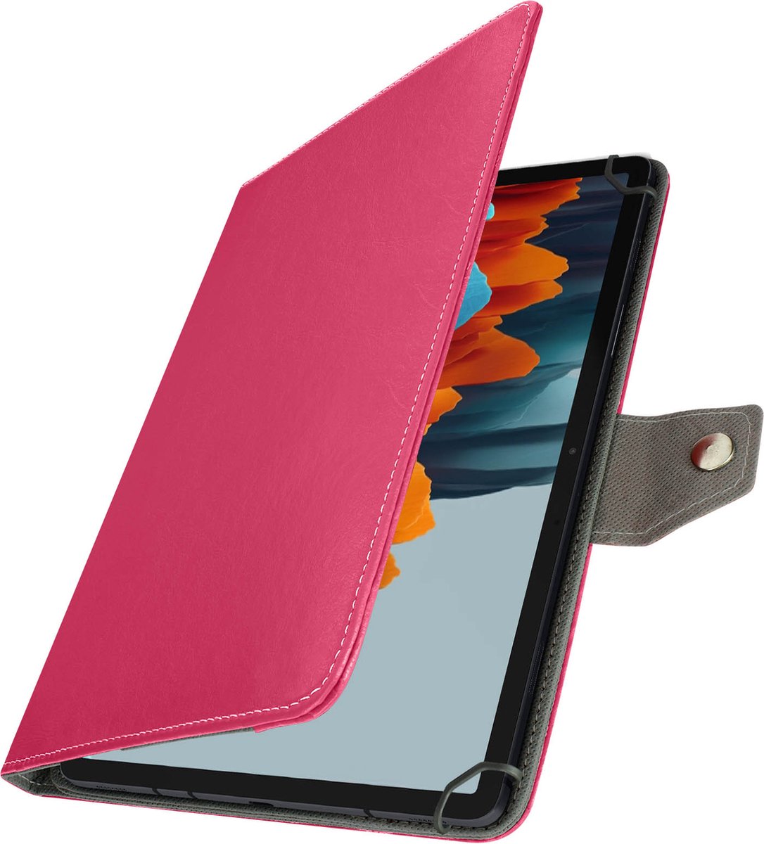 Bookcase Tablet 10'' Wallet Functie Video Support fuschia