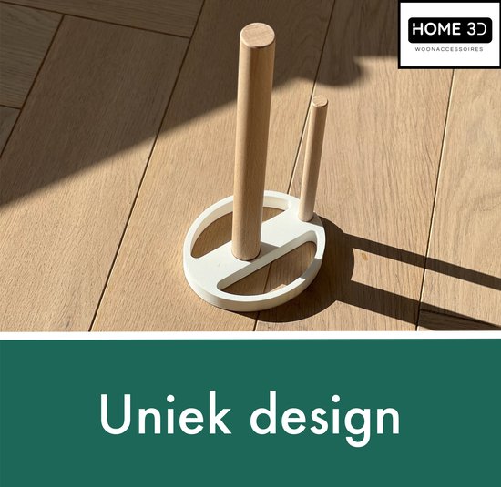 Home 3D - Porte-rouleau essuie-tout Wit - 25cm debout - Durable