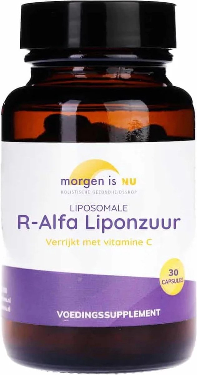 Goedkoopste Liposomale R-Alfa Liponzuur Capsules | Met Vitamine C | 100 natuurlijk en beter opneembaar