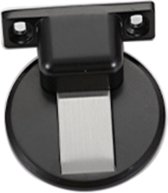 Jinate Magnetische Deurstopper - Zelfklevend - Met of Zonder Boren - 1 Set Zwart - Geschikt voor alle vloeren - uitermate geschikt voor vloer met vloerverwarming