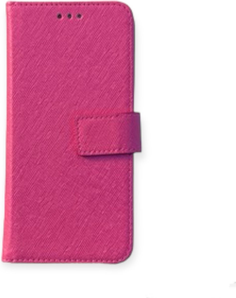 iNcentive PU Wallet Premium Samsung Galaxy S23 Plus fuchsia pink Roze