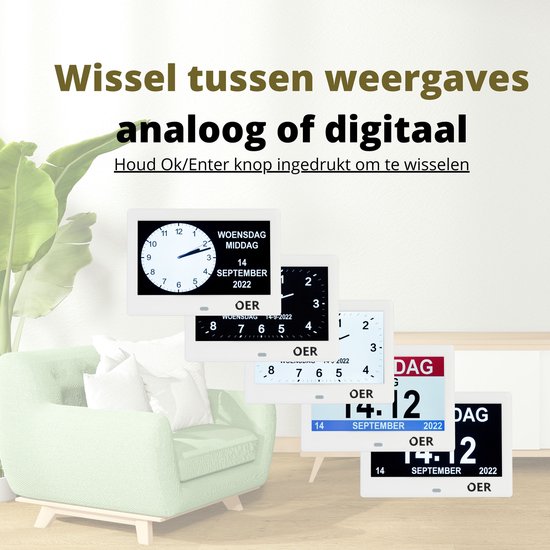 Alzheimer & Dementie hulpmiddelen tijd en datum (kalenders, agenda's, klok met dag en datum) | Winkel met Zorg Alzheimer & Dementie hulpmiddelen tijd en datum (kalenders, agenda's, klok met dag en datum) | Winkel met Zorg