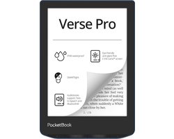 Verse pro - E reader - Bluetooth - Wi-Fi - 1072 × 1448 pixels - Touchscreen - 186gram - Smartlight - IPX8 - 69inch - 16GB - CBR - Zwart -