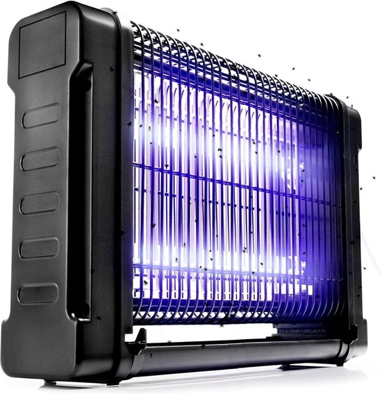 Elektrische muggenlamp voor camping, 2-in-1, elektrische vliegenvanger tegen insecten, voor balkon, keuken en slaapkamer