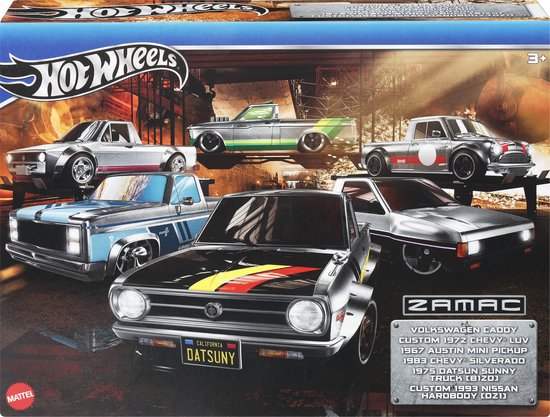 Hot Wheels Zamac Thème 6-Pack