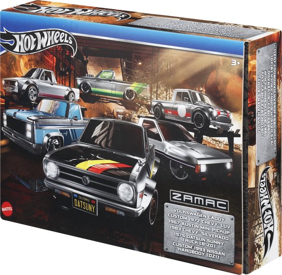 Hot Wheels Zamac Thème 6-Pack