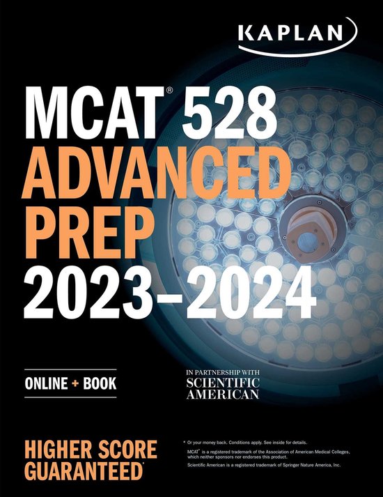 Kaplan Test Prep - MCAT 528 Advanced Prep 2023-2024 - cover