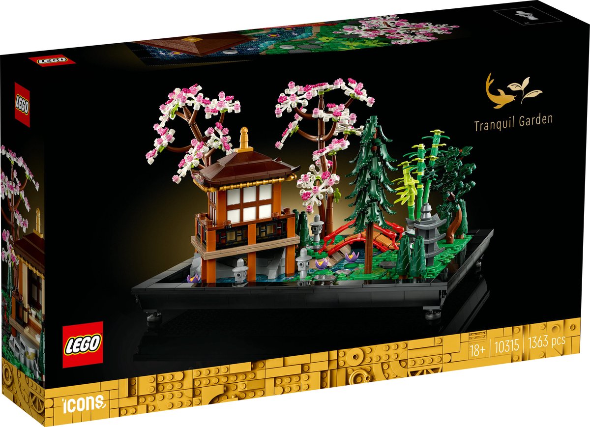 LEGO Icons Rustgevende tuin Botanisch Mindfulness Bouwpakket voor Volwassenen - 10315 — afbeelding 22