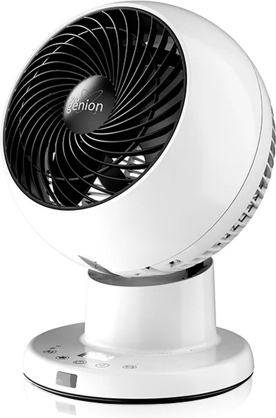 Progenion PR-30I Ventilator met Ionisator, 360° Oscillatie, Ultrastil, Timer, Afstandsbediening, Compact