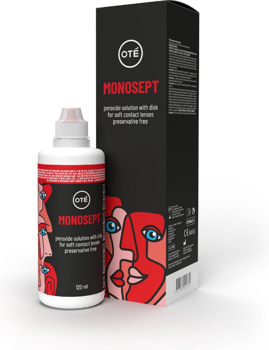 Goedkoopste Ote Monosept - 360 ml - Lenzenvloeistof - Waterstofperoxide systeem met disc