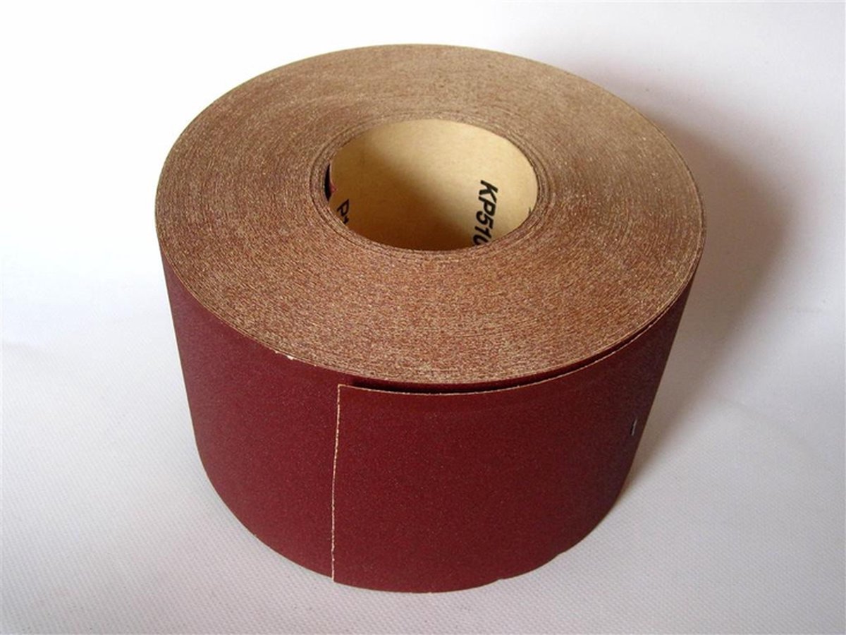 Schuurpapier op rol Korrel P150 12cm x 50meter