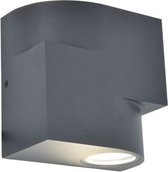 LUTEC - Marbo up & down wandlamp voor buiten - GU10 - Donkergrijs