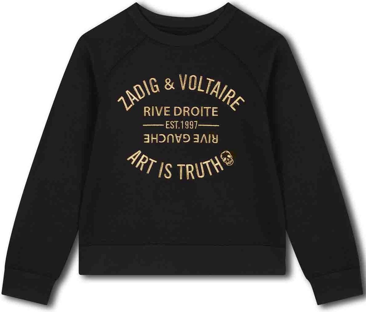 Pull Zadig & Voltaire TS En Coton Flammé - Taille S, Gris, Occasion Très Bon état