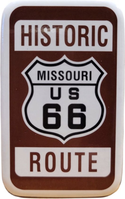 Route historique 66 Missouri - Aimant 7 x 4,5 cm