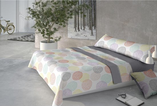 Burrito Blanco | Sábanas de Coralina, 965 Beige | Cama de 180 cm | ( Medidas Disponibles) | Sábanas de Invierno | Diseño 965 | Color Beige