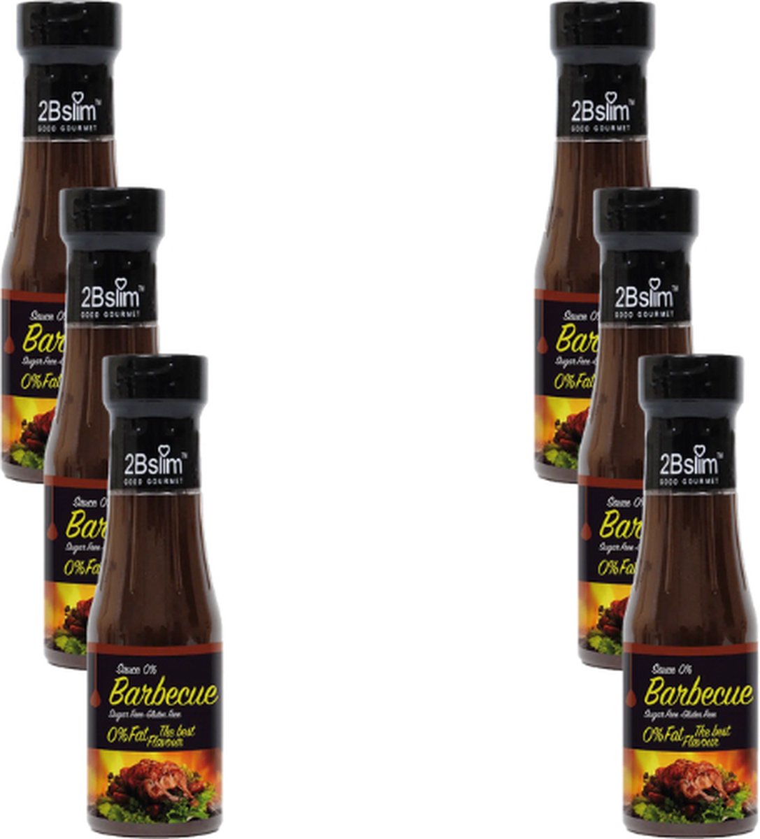 2BSlim | BBQ Saus | 6 stuks | 6 x 250 ml