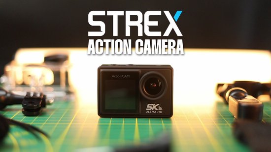 Strex Action Camera 5K - 50MP - 60FPS - Waterdicht & WiFi | bol