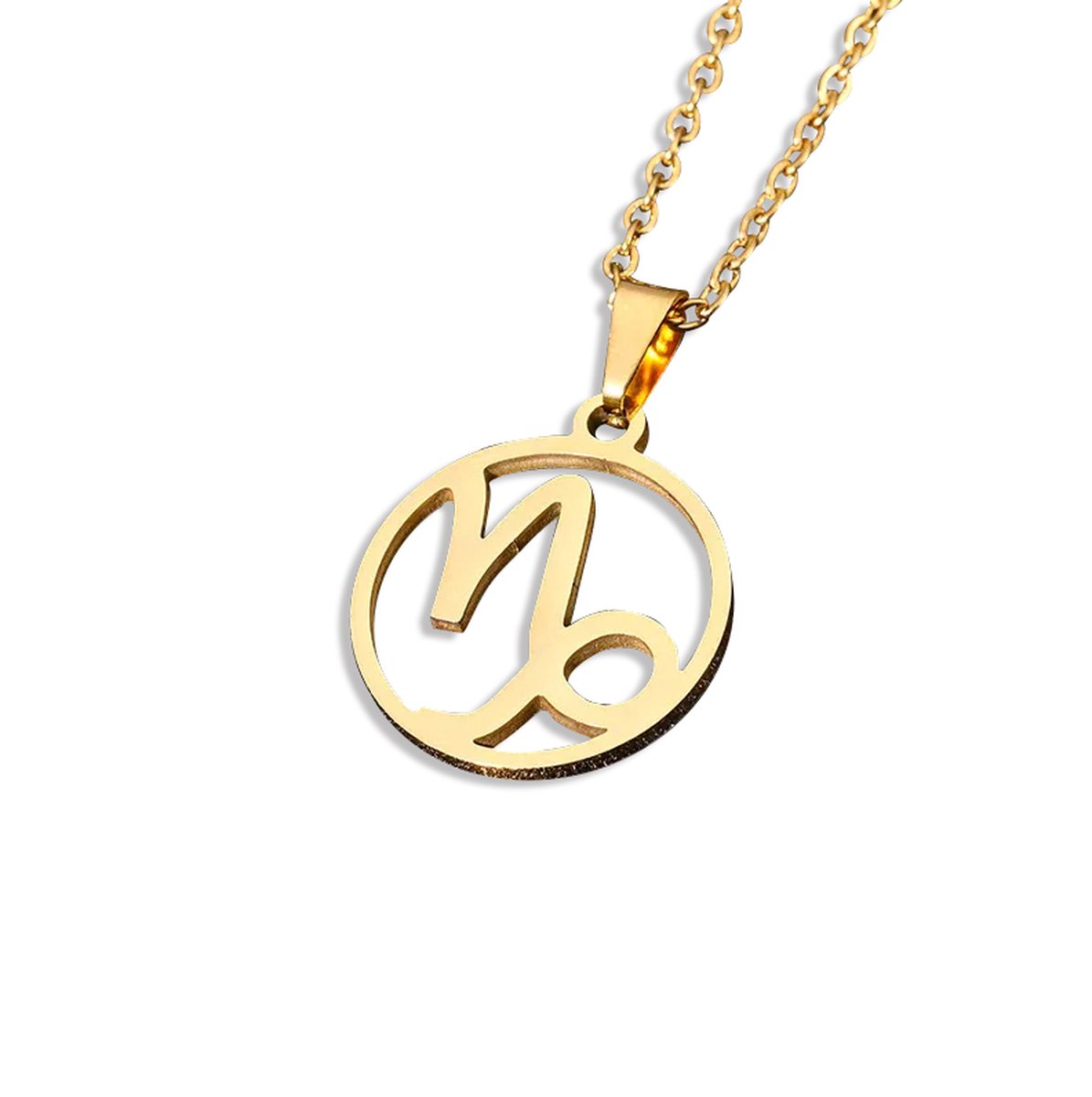 Sterrenbeeld ketting goudkleur Steenbok