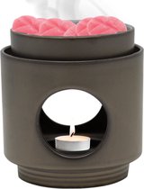 Scentchips® Dome L - Waxbrander - Geurbrander - Oliebrander - Wax Melts Brander - Aromabrander - Ook Geschikt Voor Essentiële Oliën - Geurolie - Waxmelts - Brons